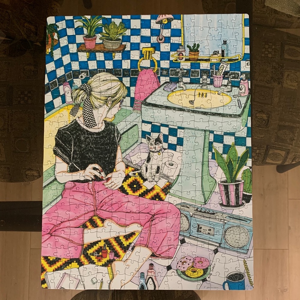 Milton Bradley 300 pc Me Time puzzle - Picture 3 of 3